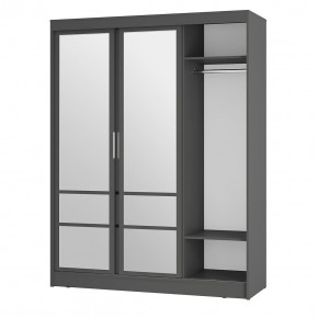 Спальня Симпл (графит) модульная в Ревде - revda.mebel24.online | фото 48