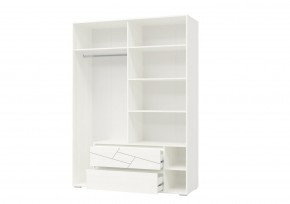 АДЕЛИНА Спальный гарнитур (модульный) Рамух белый в Ревде - revda.mebel24.online | фото 7