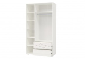 АДЕЛИНА Спальный гарнитур (модульный) Рамух белый в Ревде - revda.mebel24.online | фото 9