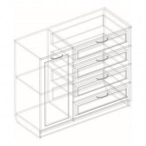 Спальный гарнитур Александрия (модульный) в Ревде - revda.mebel24.online | фото 21