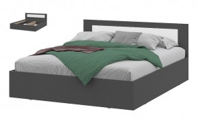 Спальный гарнитур Дольче (графит/белый) модульный в Ревде - revda.mebel24.online | фото 2