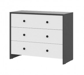 Спальный гарнитур Дольче (графит/белый) модульный в Ревде - revda.mebel24.online | фото 3