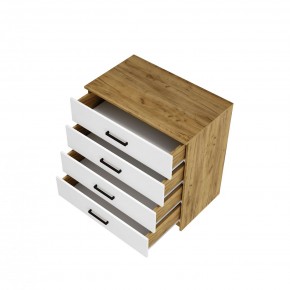 Спальный гарнитур Евро (модульный) Крафт/Белый в Ревде - revda.mebel24.online | фото 11
