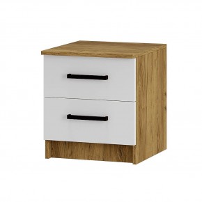 Спальный гарнитур Евро (модульный) Крафт/Белый в Ревде - revda.mebel24.online | фото 3
