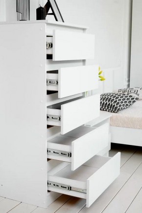 Спальный гарнитур Парус (Белый/Белый) 1400 (Вариант-1) в Ревде - revda.mebel24.online | фото 12