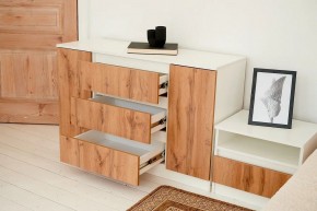 Спальный гарнитур Парус (Белый/Вотан) 1400 (Вариант-1) в Ревде - revda.mebel24.online | фото 13