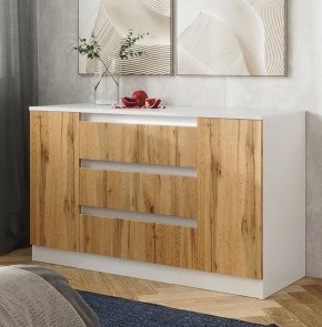 Спальный гарнитур Парус (Белый/Вотан) 1400 (Вариант-1) в Ревде - revda.mebel24.online | фото 14