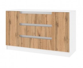 Спальный гарнитур Парус (Белый/Вотан) 1400 (Вариант-1) в Ревде - revda.mebel24.online | фото 4