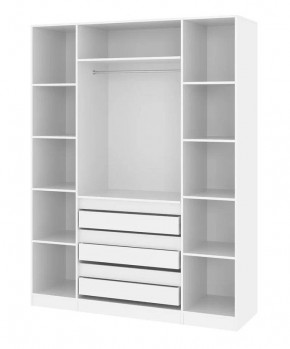 Спальный гарнитур Парус (Белый/Вотан) 1400 (Вариант-1) в Ревде - revda.mebel24.online | фото 6