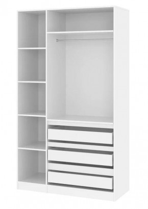 Спальный гарнитур Парус (Белый/Вотан) 1400 (Вариант-2) в Ревде - revda.mebel24.online | фото 11