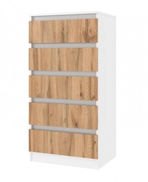 Спальный гарнитур Парус (Белый/Вотан) 1400 (Вариант-2) в Ревде - revda.mebel24.online | фото 5