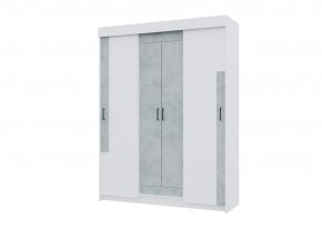 Спальный гарнитур VICTOR (модульный) Белый-Бетон в Ревде - revda.mebel24.online | фото 13
