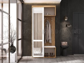 СТЕЛЛА-1 Прихожая (ЛДСП) дуб крафт/белый в Ревде - revda.mebel24.online | фото