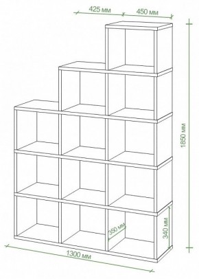 Стеллаж Бартоло СЛД 5 в Ревде - revda.mebel24.online | фото 3