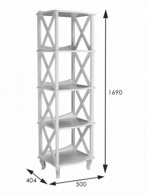 Стеллаж Джульетта 4 в Ревде - revda.mebel24.online | фото