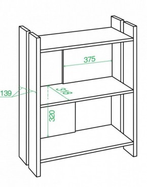 Стеллаж Домино Лайт СТЛ-ОН в Ревде - revda.mebel24.online | фото 2