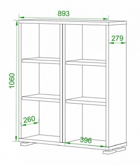 Стеллаж Домино нельсон ПУ-50-1 в Ревде - revda.mebel24.online | фото 2