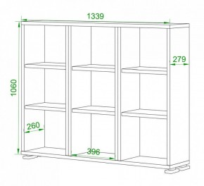 Стеллаж Домино нельсон ПУ-60-1 в Ревде - revda.mebel24.online | фото 2