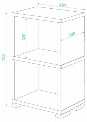 Стеллаж-колонка Домино СБ-15/2 в Ревде - revda.mebel24.online | фото 2