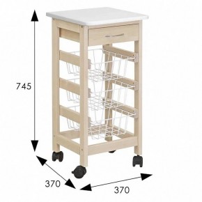 Стеллаж С ящиком и корзинами в Ревде - revda.mebel24.online | фото 7