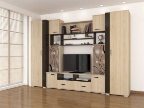 Стенка Оскар-18-1 дуб сонома-венге в Ревде - revda.mebel24.online | фото
