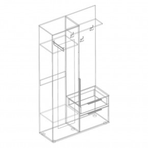 СТИЛ Прихожая (модульная) в Ревде - revda.mebel24.online | фото 3