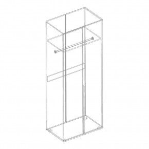 СТИЛ Шкаф 2-ств для одежды в Ревде - revda.mebel24.online | фото 2