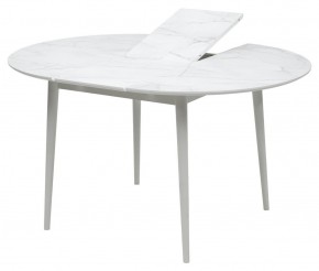 Стол BOLERO 105 см Жемчужный Перито (Белый Мрамор), HPL / Белый М-City в Ревде - revda.mebel24.online | фото 9