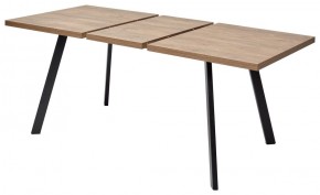 Стол BRICK M 140 Дуб Канзас/ Черный М-City в Ревде - revda.mebel24.online | фото 7