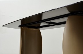 Стол BRONTE 220 KL-188 Контрастный мрамор матовый, итальянская керамика/ Шампань, ®DISAUR в Ревде - revda.mebel24.online | фото 6