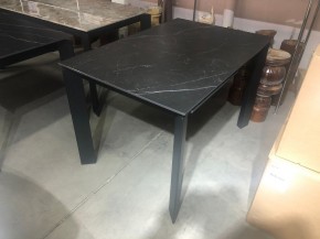 Стол CORNER 120 MATT BLACK MARBLE SOLID CERAMIC / BLACK, ®DISAUR в Ревде - revda.mebel24.online | фото 10