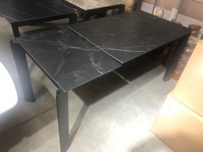 Стол CORNER 120 MATT BLACK MARBLE SOLID CERAMIC / BLACK, ®DISAUR в Ревде - revda.mebel24.online | фото 12