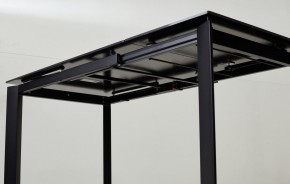 Стол CORNER 120 MATT BLACK MARBLE SOLID CERAMIC / BLACK, ®DISAUR в Ревде - revda.mebel24.online | фото 2