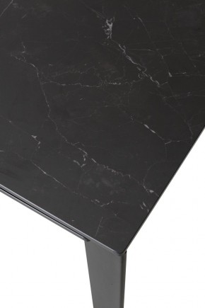 Стол CORNER 120 MATT BLACK MARBLE SOLID CERAMIC / BLACK, ®DISAUR в Ревде - revda.mebel24.online | фото 5