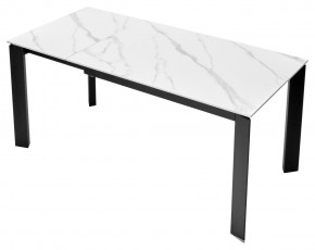 Стол CORNER 120 MATT WHITE MARBLE SOLID CERAMIC / BLACK, ®DISAUR в Ревде - revda.mebel24.online | фото 7