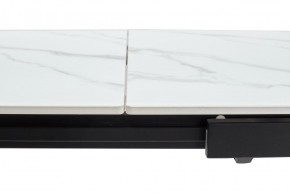 Стол CORNER 120 MATT WHITE MARBLE SOLID CERAMIC / BLACK, ®DISAUR в Ревде - revda.mebel24.online | фото 8