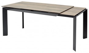 Стол CREMONA 180 KL-61 Под дерево, итальянская керамика / черный каркас, ®DISAUR в Ревде - revda.mebel24.online | фото 7