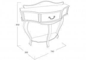 Стол деревянный Джульетта молочный дуб в Ревде - revda.mebel24.online | фото 2