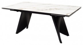 Стол IVAR 180 MARBLES KL-188 Контрастный мрамор, итальянская керамика, ®DISAUR в Ревде - revda.mebel24.online | фото 1