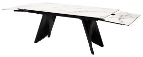 Стол IVAR 180 MARBLES KL-188 Контрастный мрамор, итальянская керамика, ®DISAUR в Ревде - revda.mebel24.online | фото 9