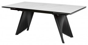 Стол IVAR 180 MARBLES KL-99 Белый мрамор, итальянская керамика/серый, ®DISAUR в Ревде - revda.mebel24.online | фото 1