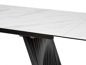 Стол IVAR 180 MARBLES KL-99 Белый мрамор, итальянская керамика/серый, ®DISAUR в Ревде - revda.mebel24.online | фото 8