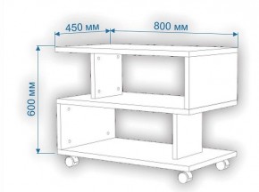 Стол журнальный Домино Нельсон СЖ-1 БЕ в Ревде - revda.mebel24.online | фото 2