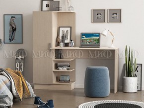 Стол компьютерный №1 (УПКФ) дуб беленый в Ревде - revda.mebel24.online | фото