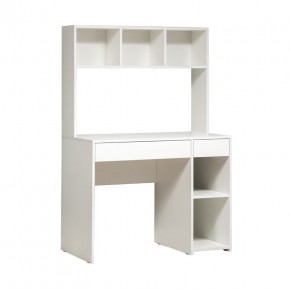Стол компьютерный 12.77 F Комфорт (Белый РЕ шагрень) в Ревде - revda.mebel24.online | фото 1
