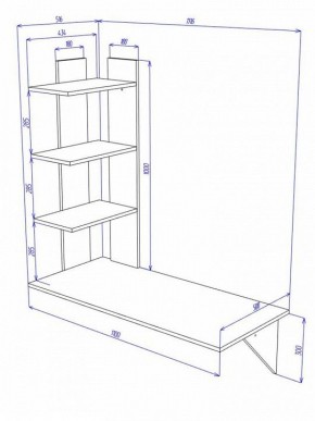 Стол компьютерный Домино Cross СтТ5 в Ревде - revda.mebel24.online | фото 2