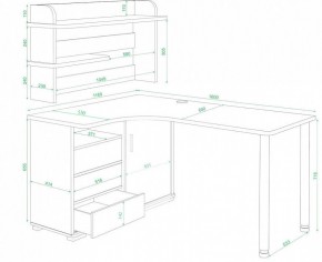 Стол компьютерный Домино нельсон СР-145М в Ревде - revda.mebel24.online | фото 2