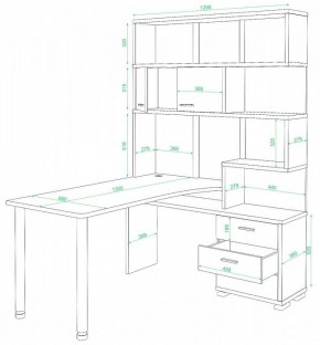 Стол компьютерный Домино нельсон СР-420/130 в Ревде - revda.mebel24.online | фото 2