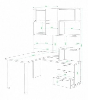 Стол компьютерный Домино нельсон СР-500М190 в Ревде - revda.mebel24.online | фото 3