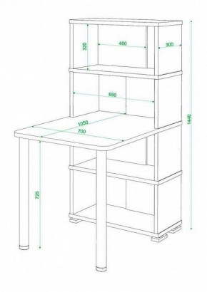 Стол компьютерный Домино СБ-10М4 в Ревде - revda.mebel24.online | фото 4